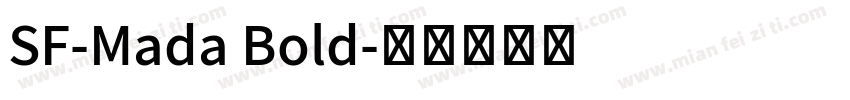 SF-Mada Bold字体转换